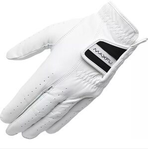 Maxfli Elite NWT Mens Golf Glove Cadet Left Hand S Cabretta Leather White